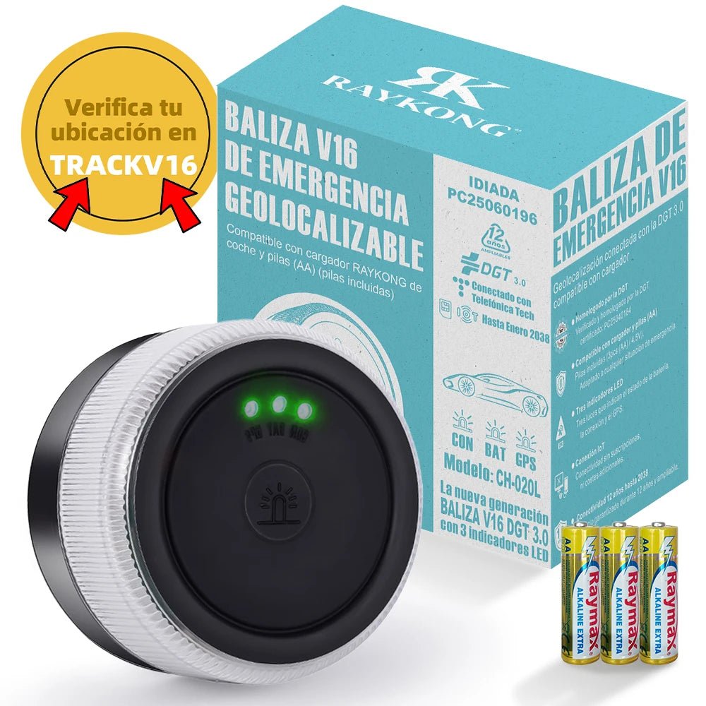 #baliza v16 homologada# - #dgtbaliza# #iot# #baliza coche#